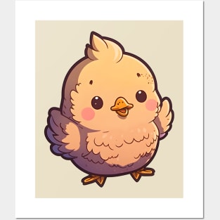 Adorable Talkative chick Posters and Art